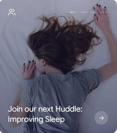 GuidanceConnect sleep huddle card